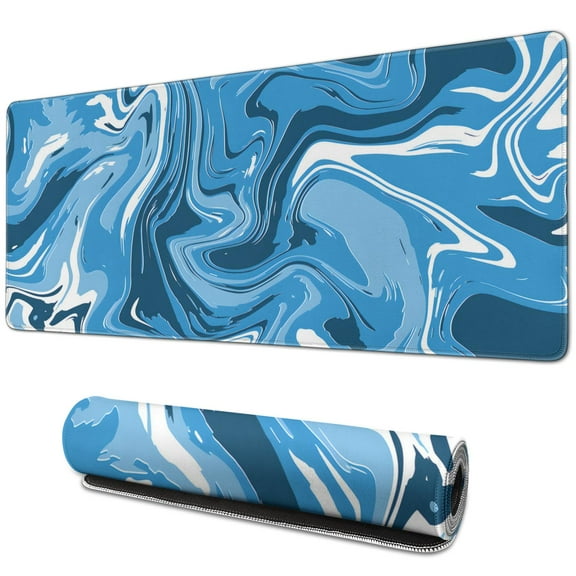 Experience the Ultimate in Gaming Comfort: Large 31.5 x 11.8 Gaming Mouse Pad with Non-Slip Rubber Base, Perfect Extended Desk Mat for Home Office.