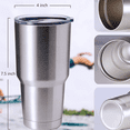 thumbnail image 3 of Case of 25pack *30oz Regular STAINLESS STEEL INSULATED VACUUM TUMBLERS WITH LID, 3 of 5