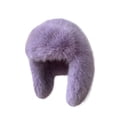 thumbnail image 5 of harmtty Lei Feng Hat Solid Color Imitation Fox Fur Skiing Hat Autumn Winter Women Warm Hat Outdoor Activities Accessories, 5 of 8