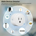 thumbnail image 6 of WiFi Smart Plug | Compatible with Alexa & Google Home | WiFi Outlet for Remote Control & Timer and Schedule Function | No Hub Required | Safety Certified (2Pack), 6 of 8