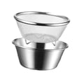 thumbnail image 4 of Luzkey Drain Basket Set Manual Quick Dry Food Strainer for Barley Cooked Pasta Rice, 4 of 8