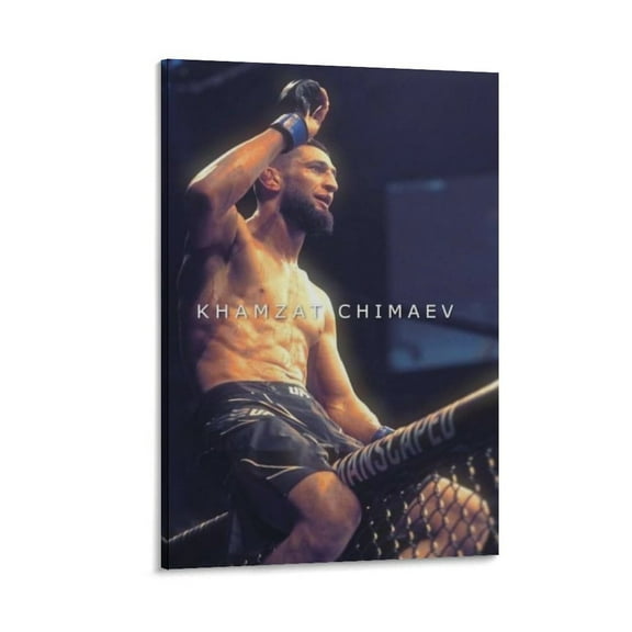 Khamzat Chimaev Poster Canvas Poster Artworks Canvas Poster Room (2) Poster Decorative Painting Canvas Wall Art Living Room Posters Bedroom Painting 24x36inch(60x90cm)