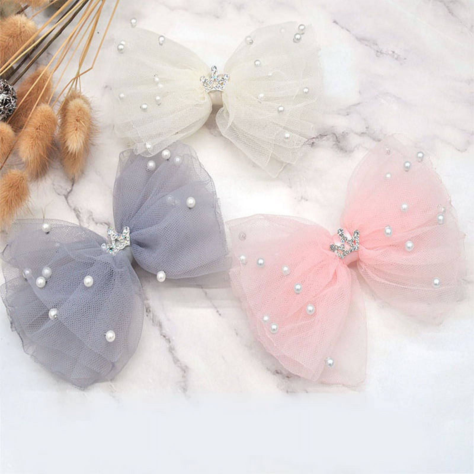 Ame Sweet Children's Tiara With Lace Bow Hairpin