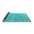 thumbnail image 2 of Ahgly Company Indoor Rectangle Abstract Light Blue Modern Area Rugs, 2' x 3', 2 of 4