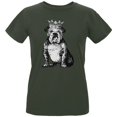 thumbnail image 1 of British Bulldog Crown T-Shirt Bio pour Femmes, 1 of 1