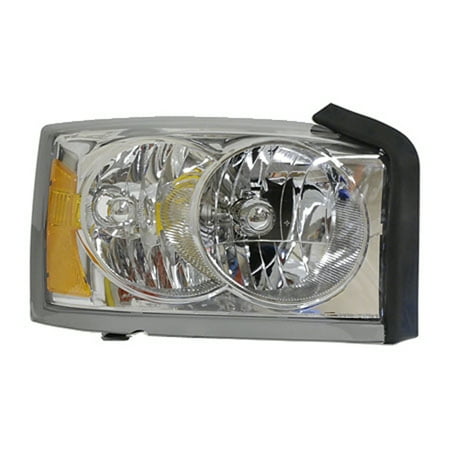 Aftermarket 2005-2005 Dodge Dakota  Passenger Side Right Head Lamp Assembly W/O Black Bezel, Bulbs, Sockets (Best Aftermarket Headlight Bulbs)