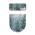 thumbnail image 2 of HELLHERO Forest Trees Comfortable and Practical for Gift Elastic Bottom Toilet Covers Set Universal Stretch Reusable, 2 of 7