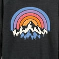 thumbnail image 3 of Instant Message - Sunset Mountains - Women's Lightweight French Terry Long Sleeve Shirt, 3 of 6