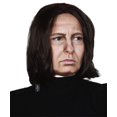 thumbnail image 1 of Disfraz largo para hombre Wig ALLAURA Severus Snape, color negro, 1 of 9