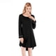 thumbnail image 5 of Camisón de mujer de verano y otoño, holgado, de manga larga, con cuello de encaje, ropa sencilla para el hogar para mujer, 5 of 5