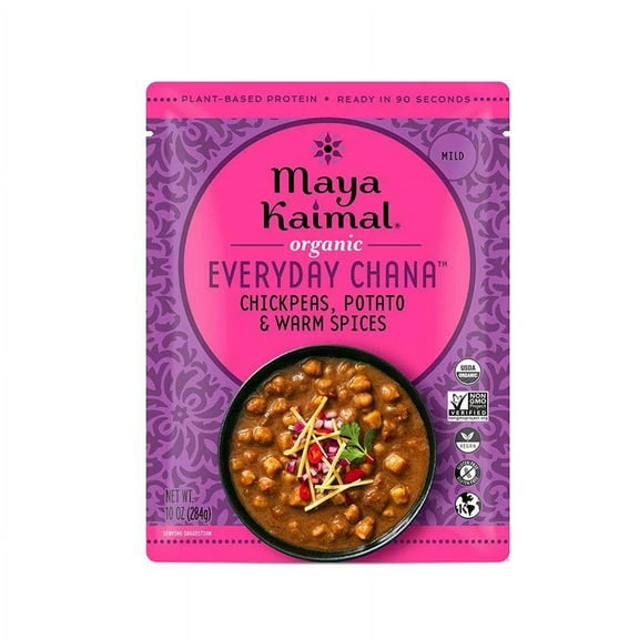 (Pack of 6), Maya Kaimal Organic Everyday Chana, 10 oz