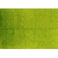 thumbnail image 1 of Ahgly Company Indoor Rectangle Oriental Yellow Industrial Area Rugs, 2' x 4', 1 of 4