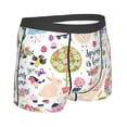 thumbnail image 3 of Balery Spring Hand Drawn Flowers Birds Men's Boxer Briefs, Soft and Breathable Cotton Underwear with nylon Waistband-XX-Large, 3 of 9