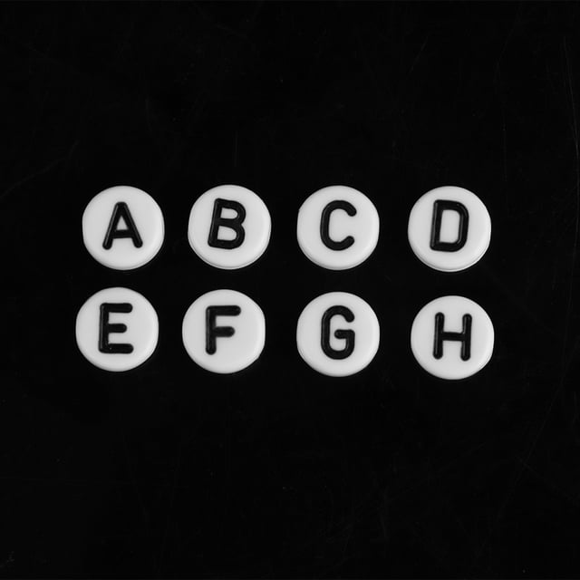 Round Letter Beads, Letter Beads Round Letter Beads, Letters Beads 500Pcs For Bracelets DIY