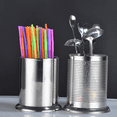 thumbnail image 5 of Stainless Steel Kitchen Utensil Holder for Countertop - Spoon Holder Silverware Caddy, 5 of 5
