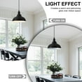 thumbnail image 7 of Dome Pendant Ceiling Lights, Black Pendant Lighting for Kitchen Island, 2-Pack, 7 of 7