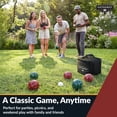 thumbnail image 7 of Hathaway Bocce Ball Set w/8 Bocce Balls, 1 Pallino Ball, & Nylon Carry Bag - Green & Red, 7 of 7