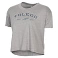 thumbnail image 2 of Women's Alternative Apparel  Gray Toledo Rockets Retro Jersey Headliner Cropped T-Shirt, 2 of 3