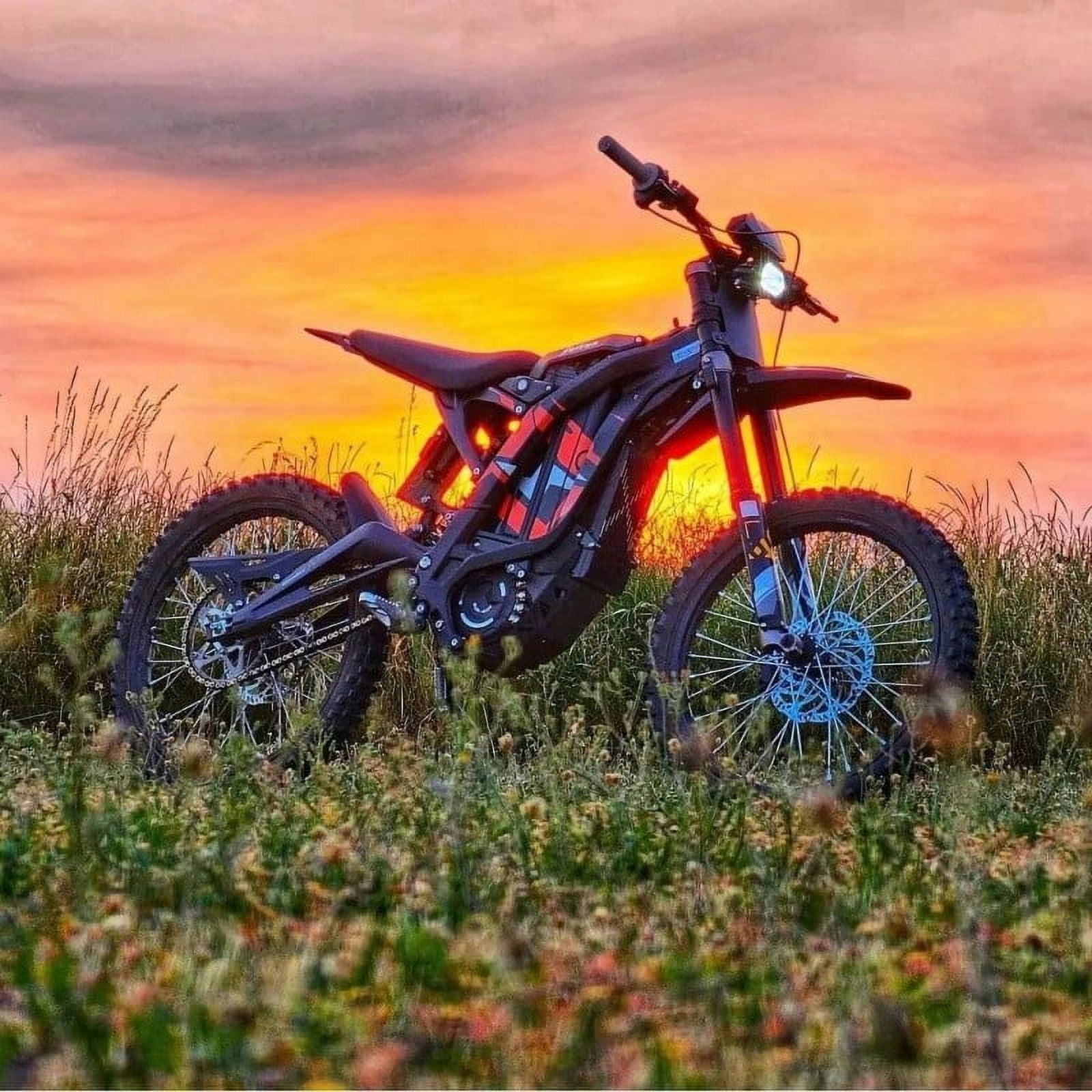 Surron Light Bee X Electric Dirt Bike, 6000W Peak Power Off-Road Motorbike, 46 MPH Max Speed, 60V 40Ah Battery, 75 Miles Range