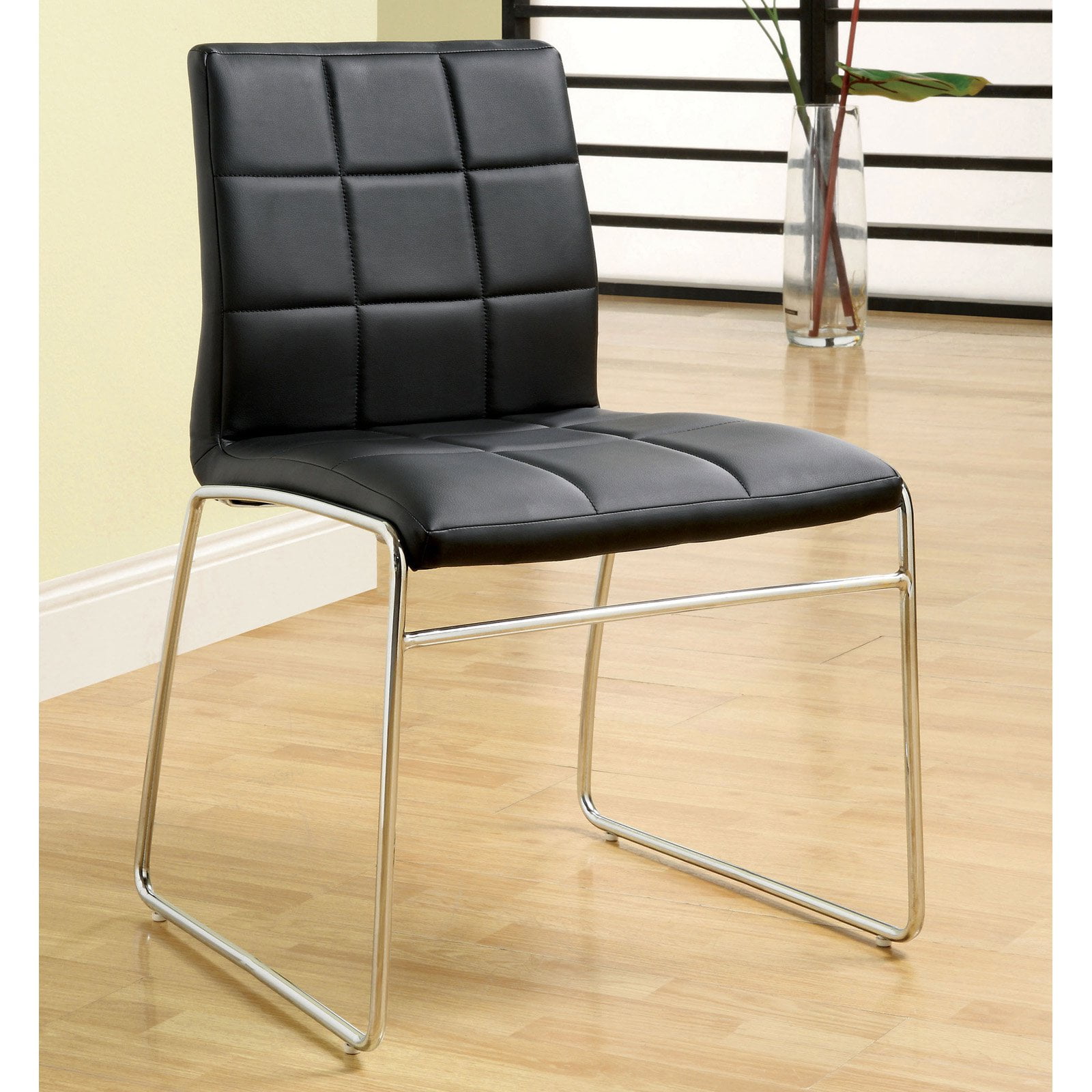 Furniture Of America Bronzes Leatherette Dining Side Chairs Set Furniture Of America Bronzes Leatherette Dining Side Chairs Set 2 Com