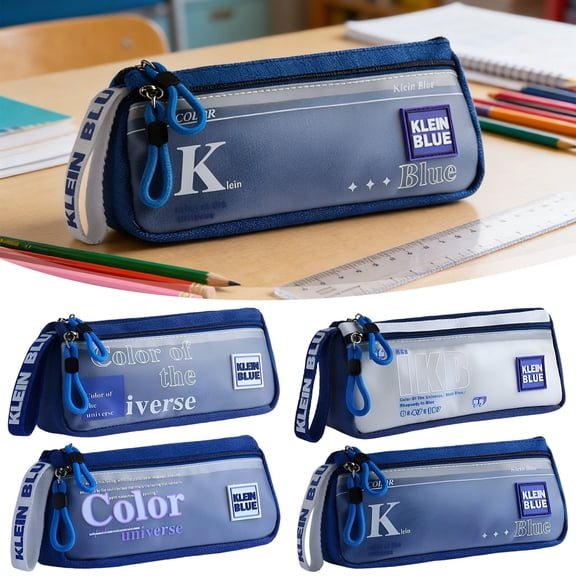 Under $1 Pencil Case, Large Capacity High Appearance Pen Bag, Stylish Stationery Box for College Office by PALIFEUR