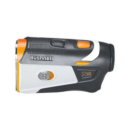 Bushnell - Tour V6 Shift Patriot Pack Golf Rangefinder - White/Orange