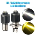 thumbnail image 2 of Faros delanteros para motocicleta H4 BA20D, 12V, 12000LM, CSP, luces Led para motocicleta, foco Led de haz alto/bajo, lámpara antiniebla superbrillante Dengxun unisex, 2 of 2