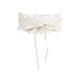thumbnail image 1 of Cinturón ancho de encaje para mujeres Inspire Chic, cinturón tipo obi envolvente con lazo, blanco, 25.59-31.50, 1 of 6