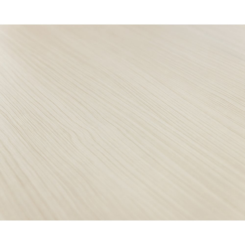 Contemporary Laminate Wood Double Pedestal Executive Desk Fully Assembled White