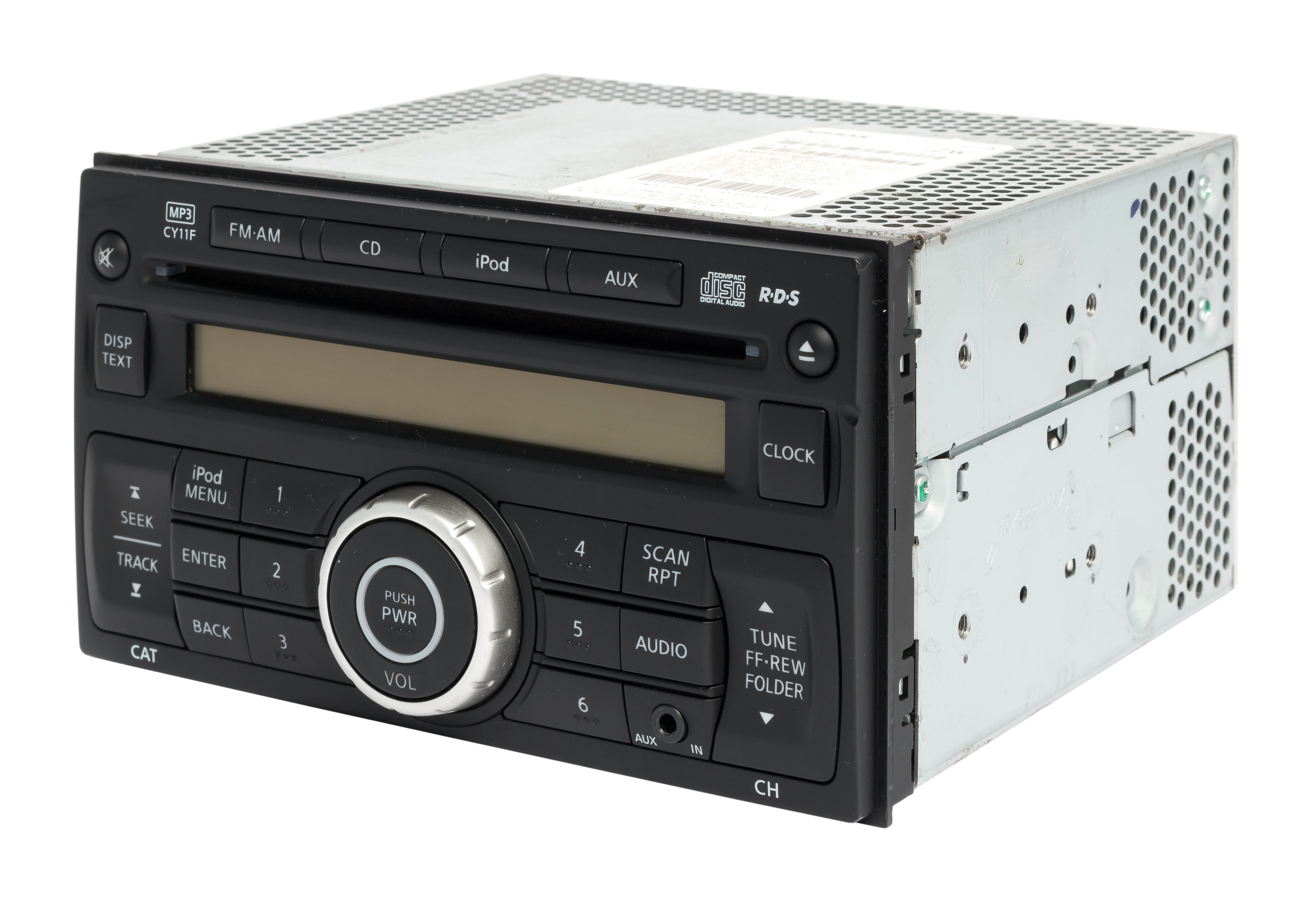 Restored 2010-2012 Nissan Versa AM FM Radio Receiver Single Disc CD Player MP3 28185ZW80A (Refurbished)