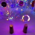 thumbnail image 2 of BadPiggies 6Pack Wine Bottle Lights with Cork 15 LED Battery Operated Colorful Fairy Mini String Lights for DIY Christmas Wedding Party Decor, 2 of 10