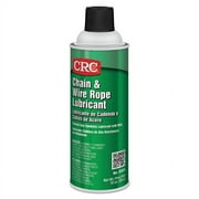 CRC-3050 Chain and Wire Rope Lubricating Spray, (Net Weight: 10 oz) 16oz Aerosol,Clear/Light Amber