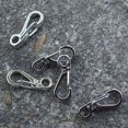 thumbnail image 2 of Mini Mousqueton Porte-Clés Extérieur Ressort Boucle Outil EDC (Argent), 2 of 6