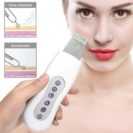 Ashata EMS Lifting and Tightening Skin Scrubber Cleaner Skin Peeling Face Pores Deep Cleansing US, Pores Cleaning Machine, Ultrasonic Skin