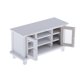 thumbnail image 1 of Gabinete de TV de madera miniatura 1:12 Sunnimix Mueble de TV para casa de muñecas Blanco, 1 of 8