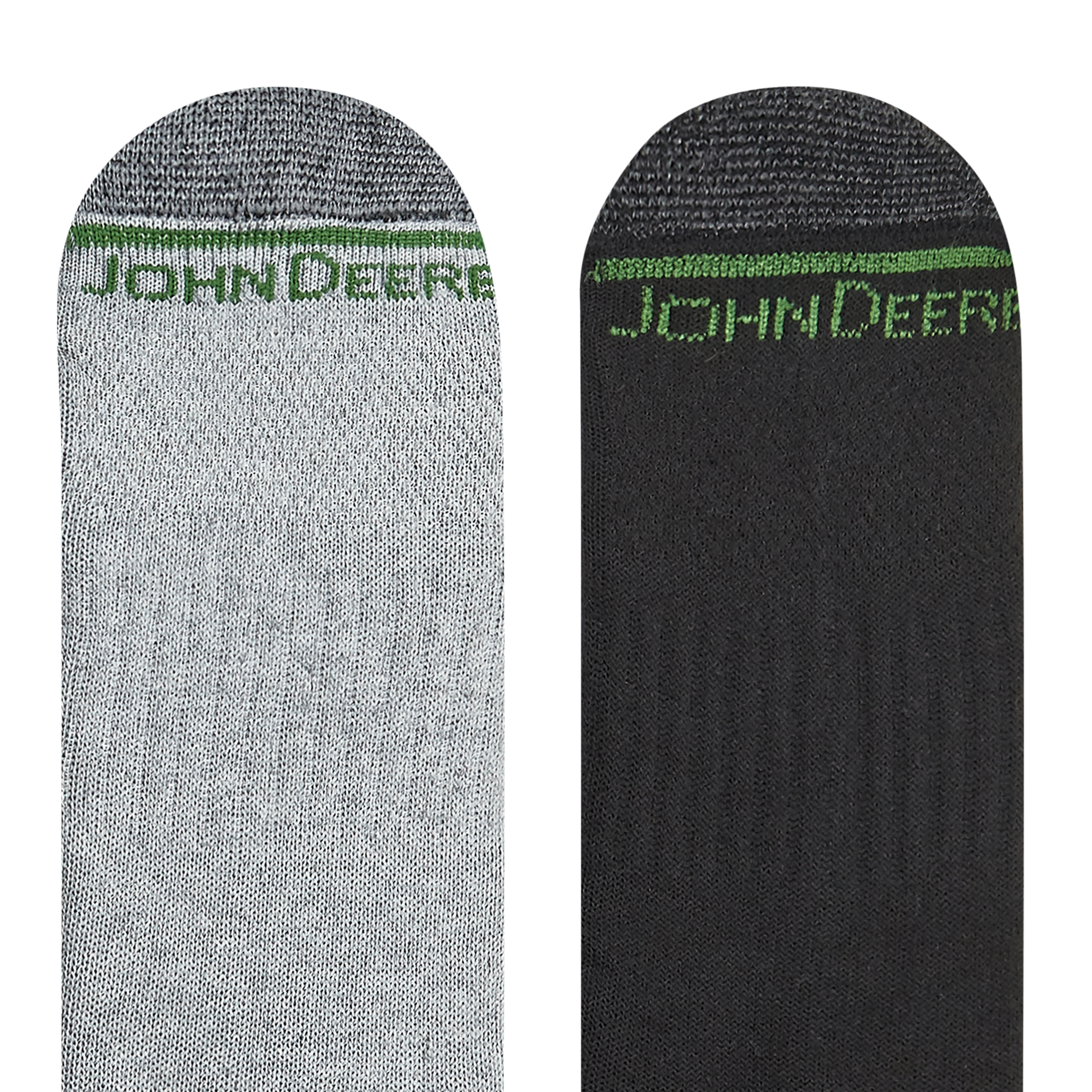 John Deere Men's Socks, Workwear Max Cushion Crew Socks, 6-Pack