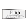 thumbnail image 4 of Scripture Walls Faith White Hebrews 11 Bible Verse Canvas Christian Wall Art Ready to Hang Unframed, 4 of 7