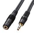 thumbnail image 1 of Sanwa Supply Extension Cable (Audio/3.6m/Voice/Stereo/Mini Plug) KM-A3-36K2, 1 of 5