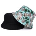 thumbnail image 5 of CoCopeaunts Reversible Bucket Hat Women's Summer Cotton Comfort Quick Dry Beach Cap Floral Double Sided Wear Fisherman Hat, 5 of 8