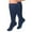 Blue, variant on Hunpta Knee Socks for Women, Plus Size Solid Color All Season Versatile and Comforable Casual Sports Pressure Stockings Khaki