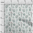 thumbnail image 2 of oneOone Rayon Grayish Blue Fabric Cactus Sewing Craft Projects Fabric Prints By Yard 56 Inch Wide, 2 of 5