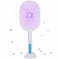 thumbnail image 2 of Bug Zapper Racket Electric Fly Swatter Rechargeable Fly Zapper Racket USB Charging Mosquito Zapper Powerful Mosquito Killer 3-Layer Safety Mesh for Indoor Outdoor Home Camping, 2 of 10