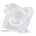 thumbnail image 3 of Chicco PhysioForma® 100% Soft Silicone Mini One-Piece Pacifier, Orthodontic Nipple Supports Breathing, BPA & Latex Free, Reusable Sterilizing Case, 0-2 Months, 2pk - Clear, New, 3 of 9