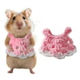 thumbnail image 5 of BULLPAW Small Pet Dress Mini Knitted Ferret Clothes Handmade Hamster Princess Skirt for Rabbit Guinea Pig Squirrels Chinchilla, 5 of 7