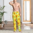 thumbnail image 4 of Salouo Sunflowers2 Print Pajama Pants for Men, Lounge Pants Elastic Waistband Casual Men's sleepwear Loungewear Sleep Pajama Pant -XX-Large, 4 of 7