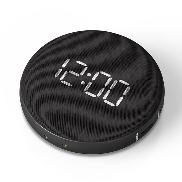 REACHER 2-in-1 Unified Loud Bed Shaker & Vibrating Alarm Clock for Hearing Impaired/Heavy Sleepers/Teens, Wireless Magnetic Charg