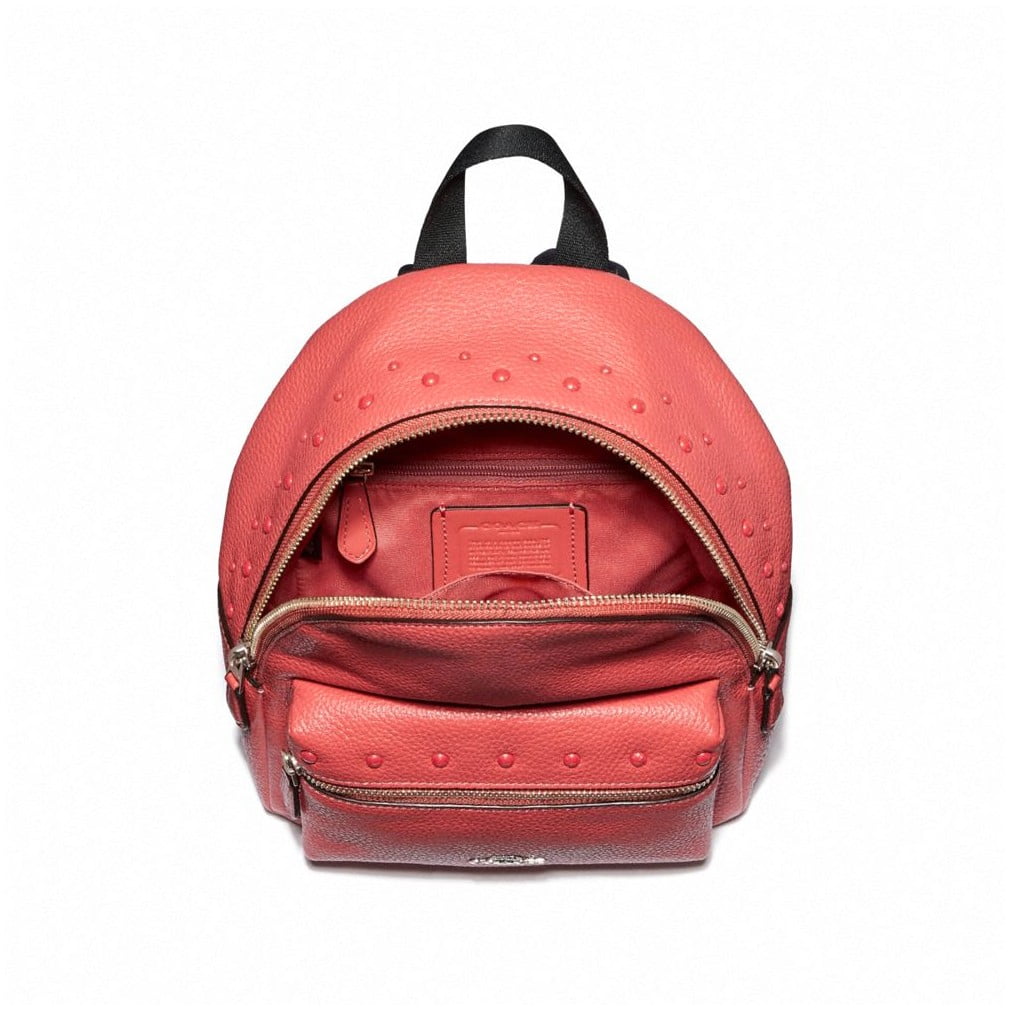 Coach - Brandclub - Coach Mini Charlie Coral Signature Leather