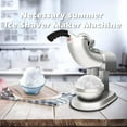thumbnail image 2 of Ice Crusher Shaver Electric Snow Cone Machine Dual Blades 440lbs/hr Shaved Ice Machine for Home and Commercial Ice Shaver Heavy Duty Silver, 2 of 7