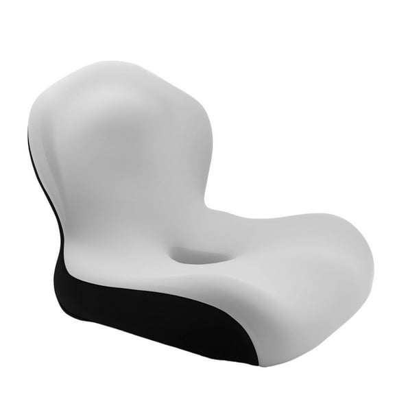 Ergonomic Memory Foam Car Seat Cushion With Lumbar Back Support Breathable Ice Silk Fabric For Driving Comfort