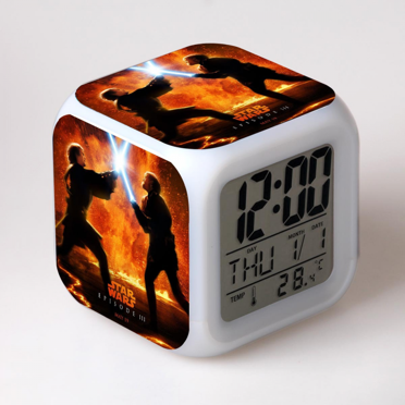 Sharp NASA Space Shuttle LCD Clock with Nightlight, 4 Color Options, 2 ...